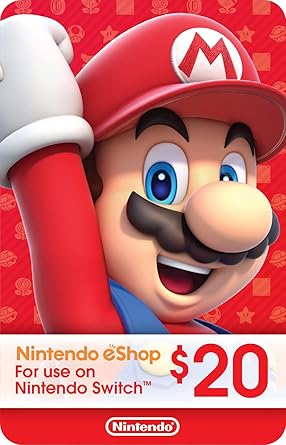 Nintendo eShop 20 USD Gift Card USA [Digital Code]
