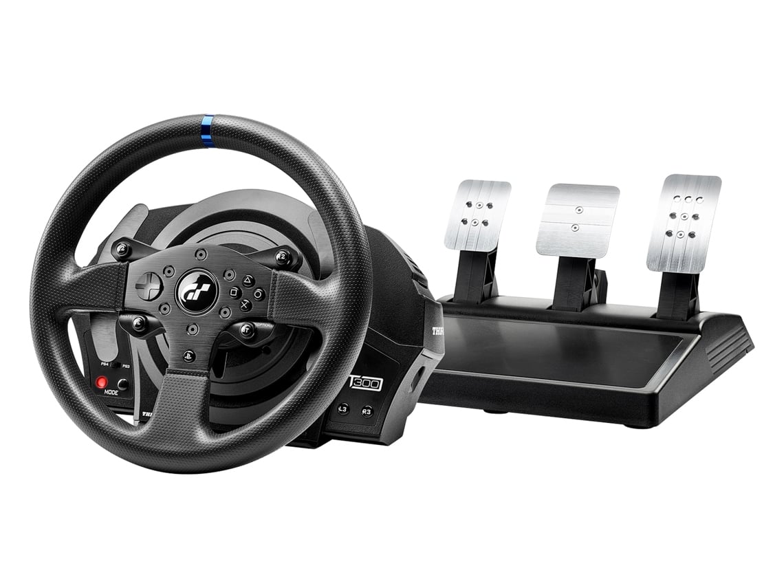 Steering Wheel + Pedals THRUSTMASTER T300 RS GT Edition EU Version (Wireless - PS4 - Black)