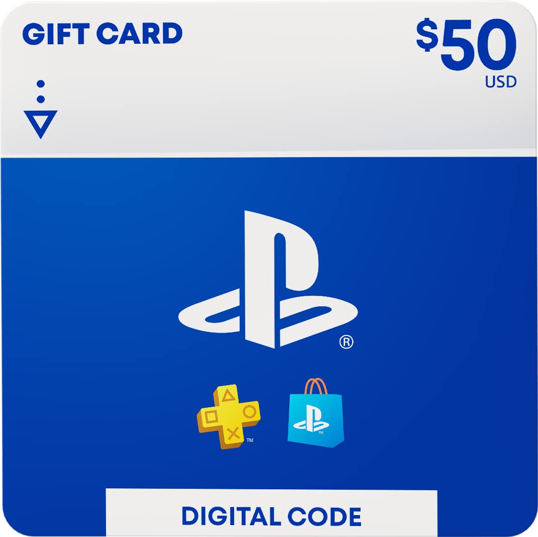 PlayStation Network Gift Card 50 USD PSN USA [Digital Code]