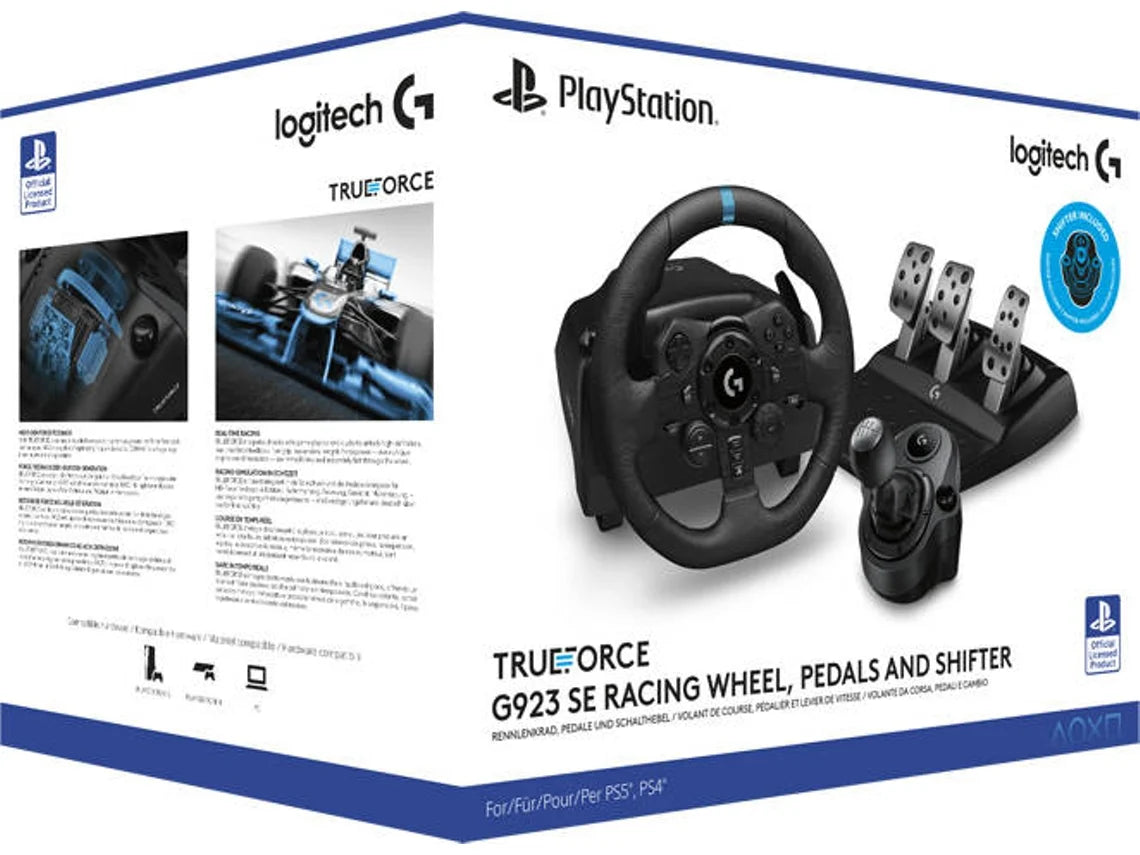 Logitech G923 Steering Wheel for PS5, PS4, PS3 and PC