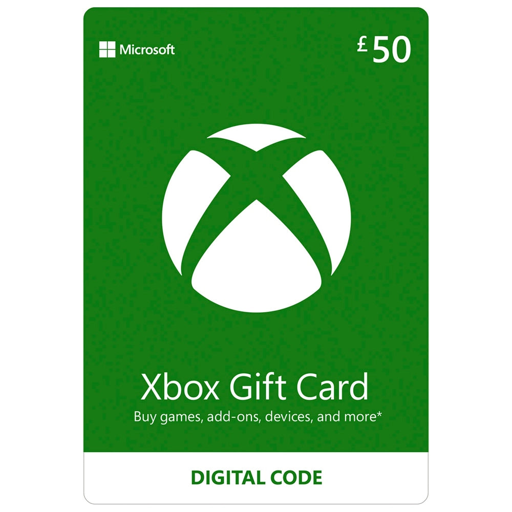 Xbox £50 Gift Card Digital Code
