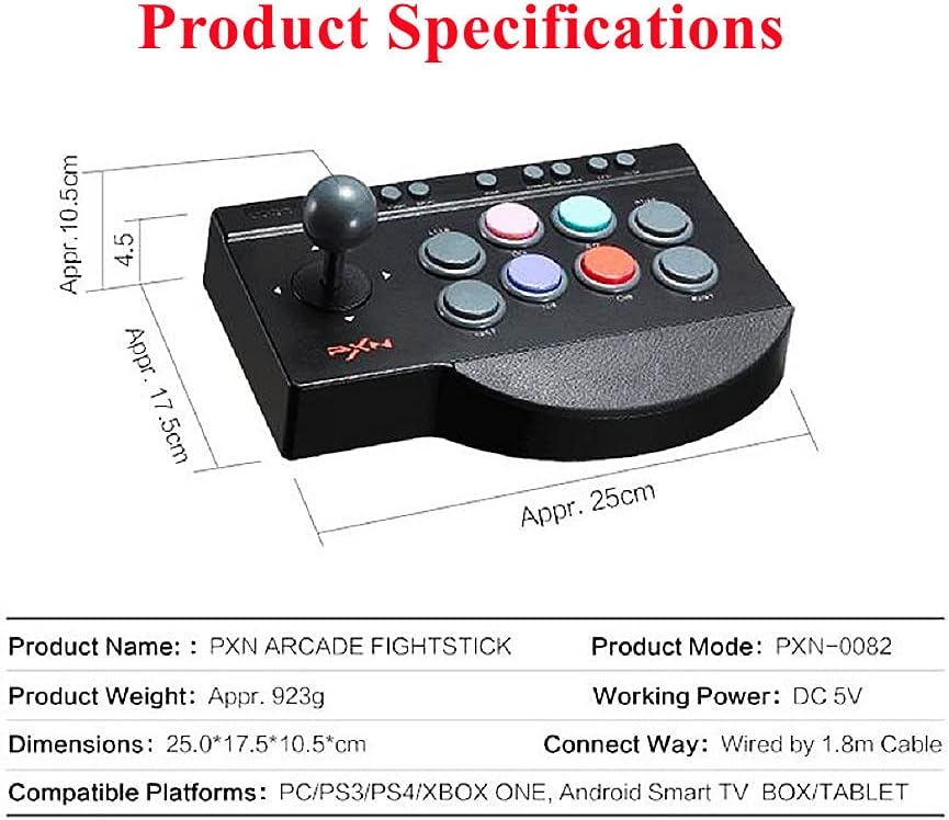 PXN Arcade Fight Stick – 0082