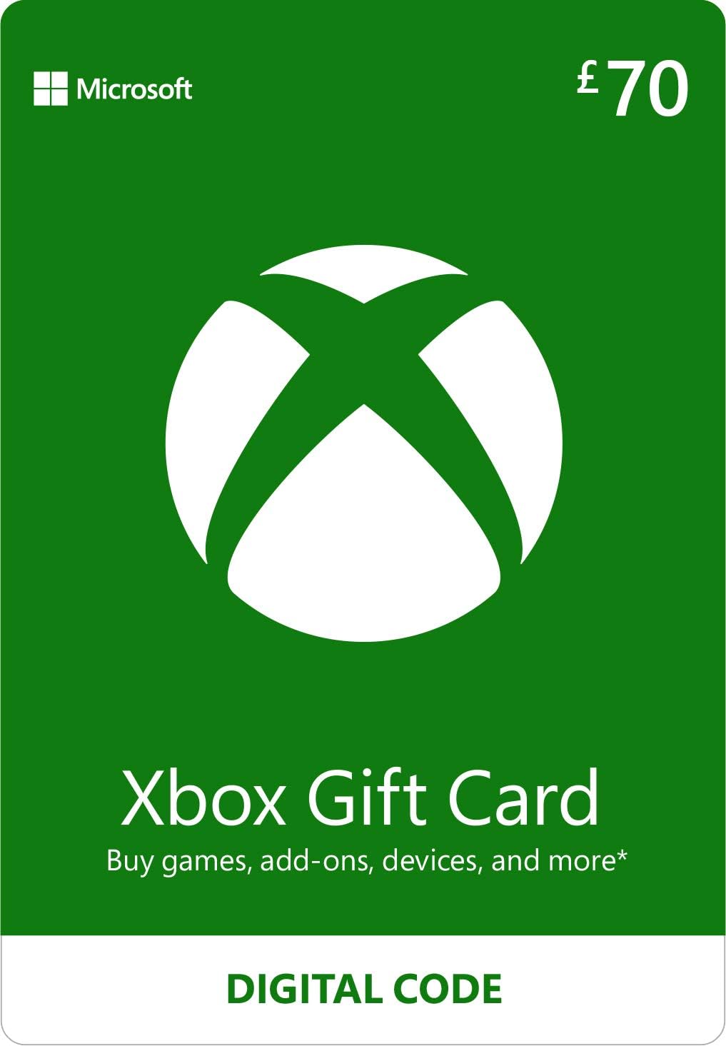 XBOX Gift Card 70 GBP UK [Digital Code]