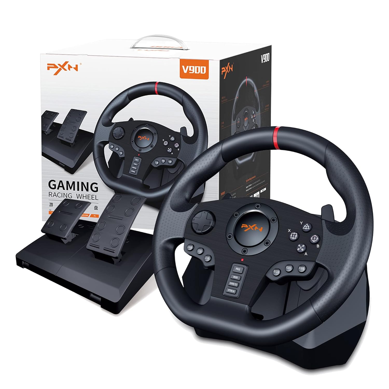 PXN V900 Racing Wheel for PC, Xbox One, Xbox Series X/S, PS4