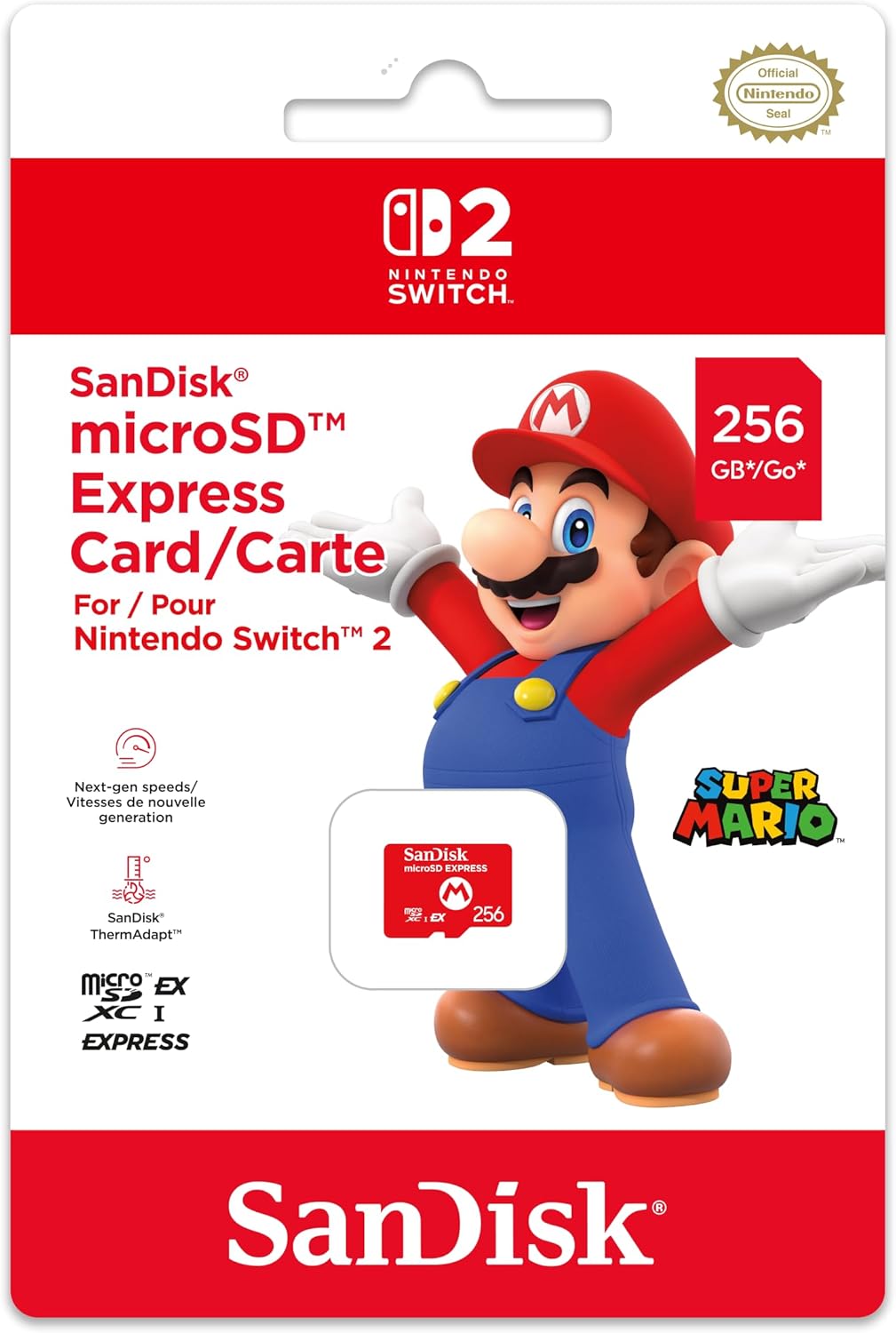 Nintendo Switch 2 Micro SD Card SanDisk