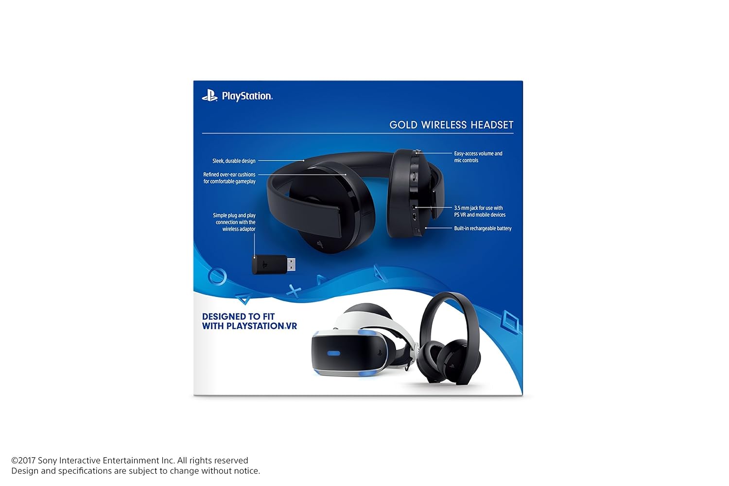 PlayStation Gold Wireless Headset - PlayStation 4