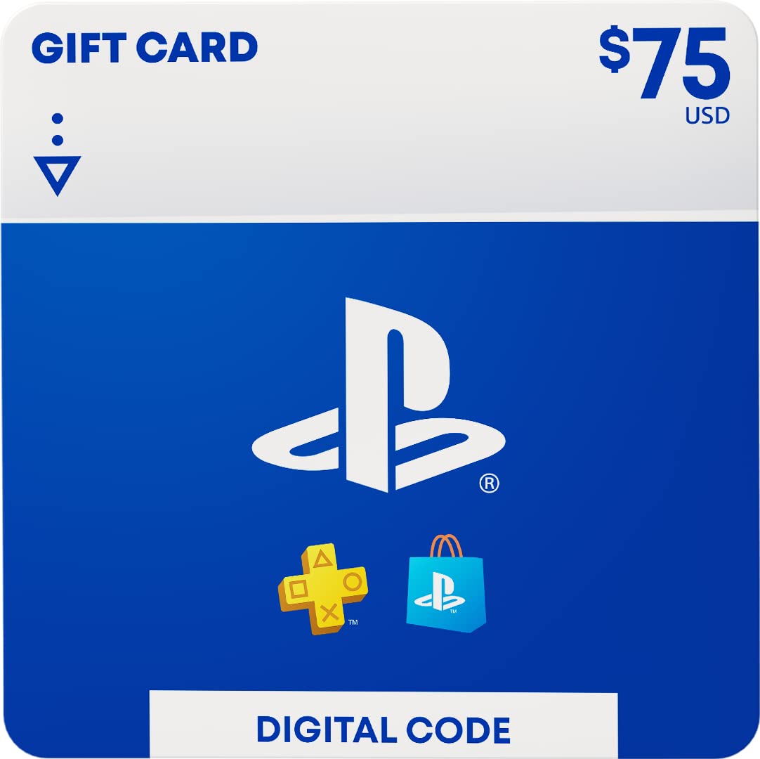 PlayStation Network Gift Card 75 USD PSN USA [Digital Code]