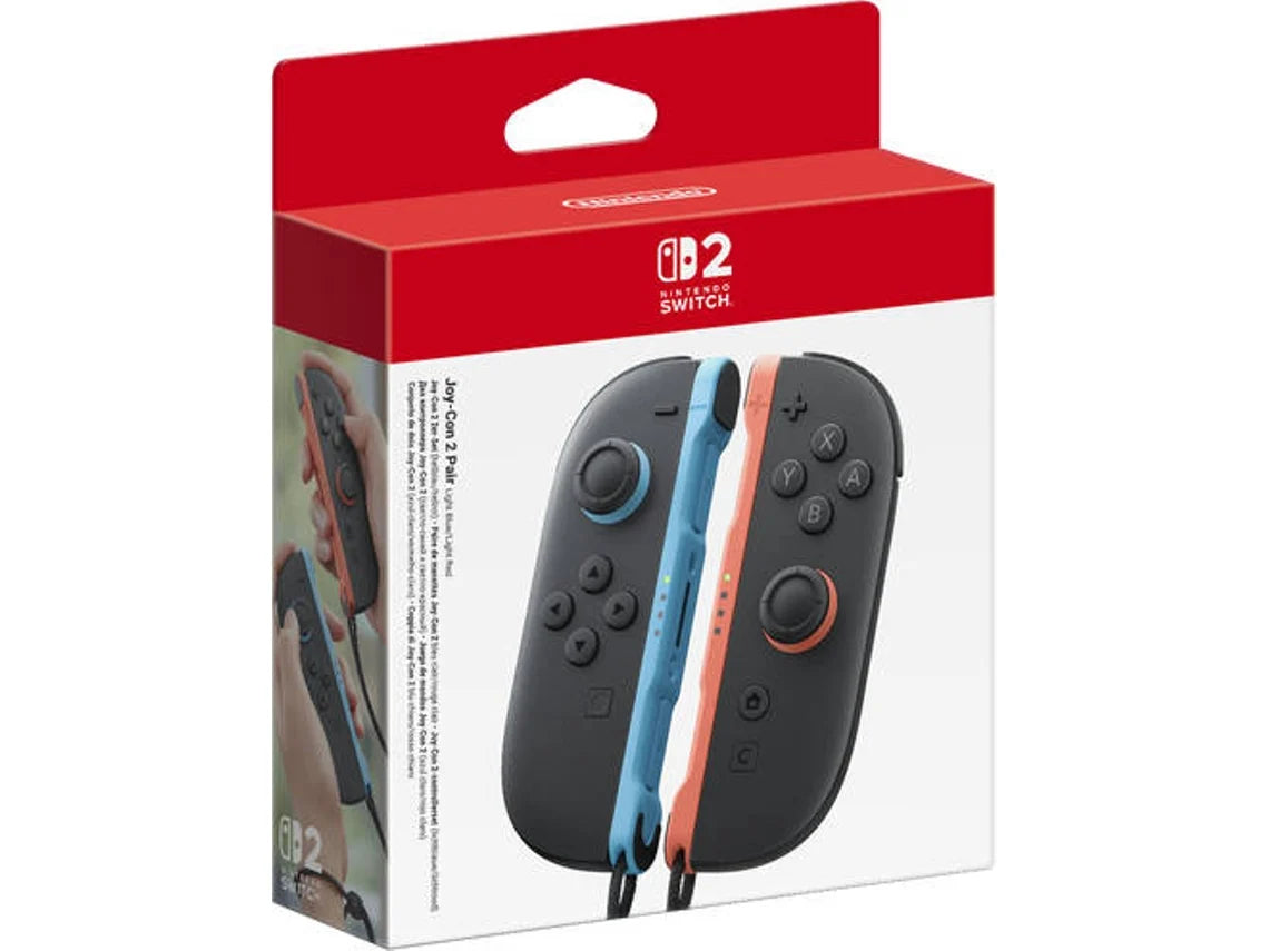Nintendo Switch 2 JoyCon 2 – Light Blue and Light Red