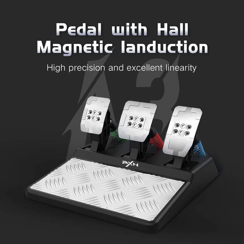 PXN V10 Force Feedback Steering Wheel for PC, Xbox One, Xbox Series X/S, PS4