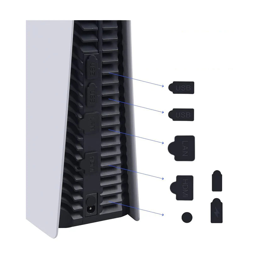 Silicone Dust Plugs Set For PS5 Ports