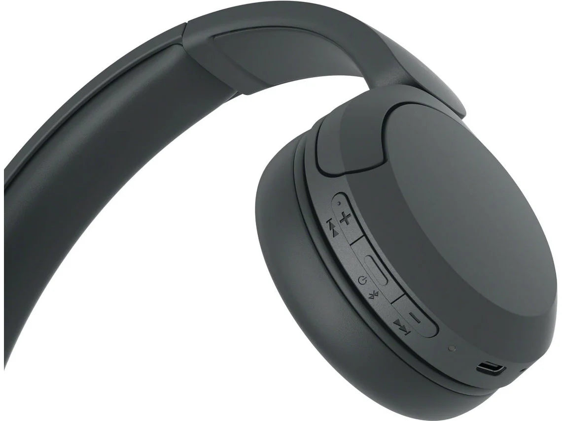 SONY WH CH520 Bluetooth Headphones (On Ear - Microphone - Black)