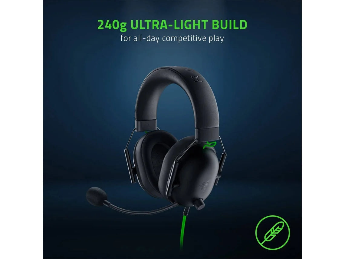 RAZER BlackShark V2 X Gaming Headset (Over Ear - Microphone - Black)